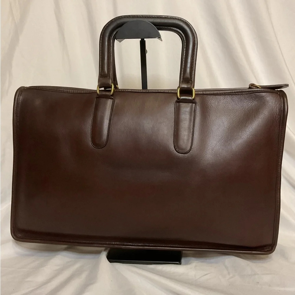 Vintage Coach NYC Large Portfolio Satchel